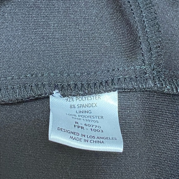 NWT Emerald Sundae Black Ruffled Lace Backed Dress Size L. - Picture 5 of 6